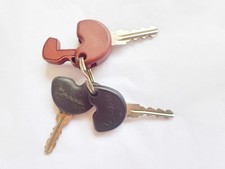 Old / Vintage VESPA keys - one is bent