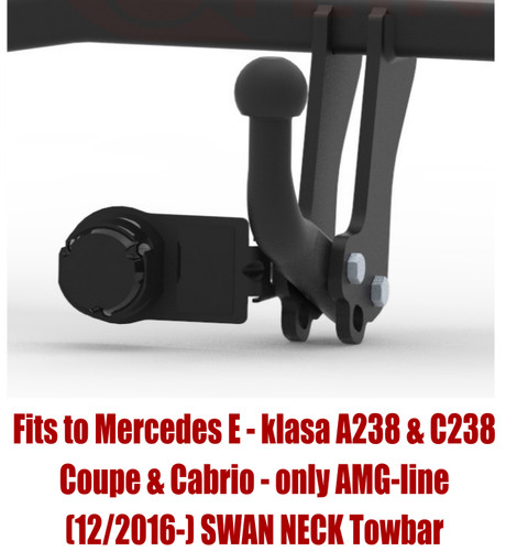 Swan neck tow bar - neck, mercedes