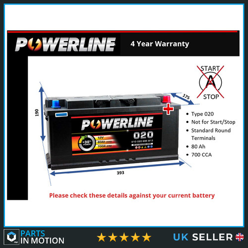 Car battery 020 - powerline,