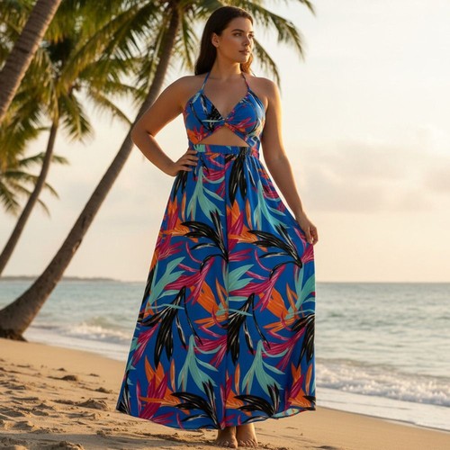 Wow couture tropical print - couture,