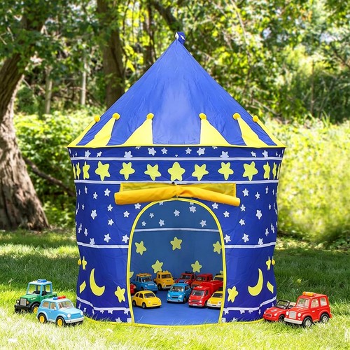 Unbranded pop tent - up, blue