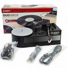 ION Audio Duo Deck USB Turntable / Cassette Deck – Unused in Box, No Manual/CD