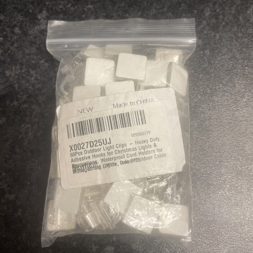 Outdoor light clips - clips, heavy