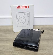 Bush MTT1 Mini HiFi Turntable 2 Speed Record Player Black Boxed Working 