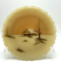 VTG Fenton Hand Painted Milk