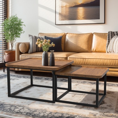 Vintage nesting coffee - nesting, table