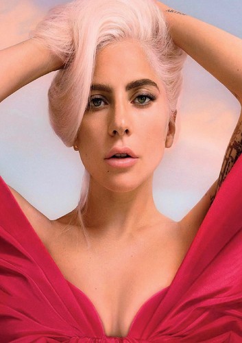 Lady gaga beautiful red dress - gaga,