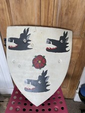 Oak Heater Shield ready for larpsca battle ready easy to paint with family crest