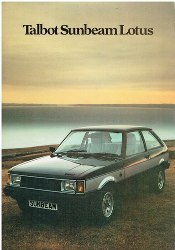 Talbot sunbeam lotus original - talbot,