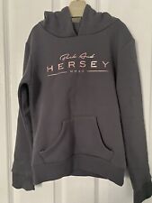 Girls Beck &Hersey 2020 Hooded Pullover Jumper 8 Yrs Steel Grey Metallic Printed