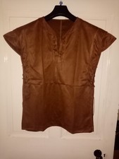 Medieval Vest. UK Size Medium. Coffee. Pirate, Gothic, Steampunk, Renaissance