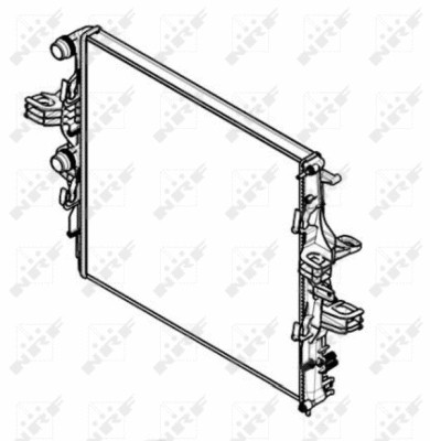 Radiator engine cooling - cooling, fits