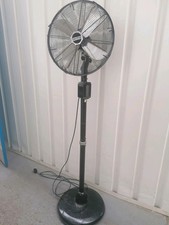 Art Deco Large Cinni Electric Fan 3 Speeds Vintage Industrial Style