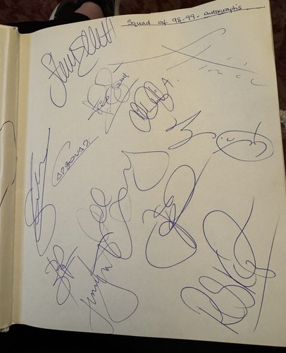Hand signed derby county - hand,
