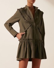 SHONA JOY Ella Chevron Frill