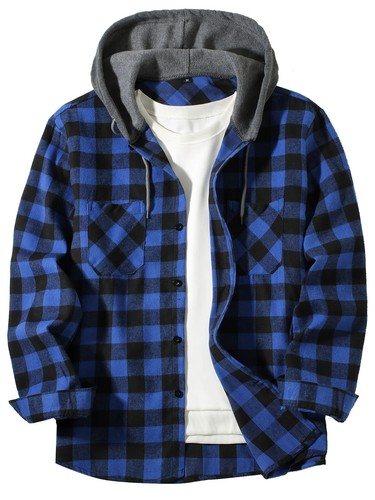 Mens hooded lumberjack - hooded,
