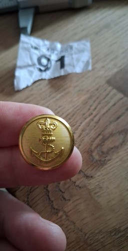 23mm royal navy gilt brass - gilt,