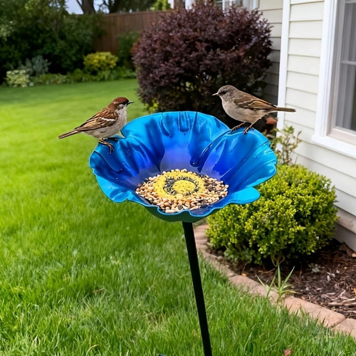 1pc cast iron bird bath - 1pc,