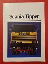 Scania Tipper Brochure, 1983, English