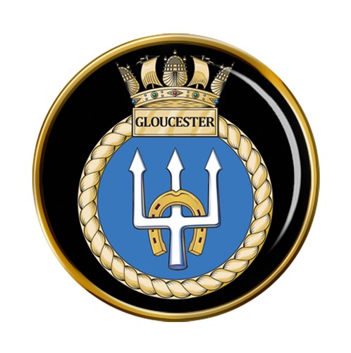 Hms gloucester royal navy pin - royal,