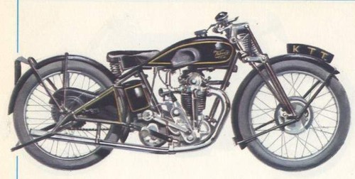 Metal sign velocette ktt - sign,