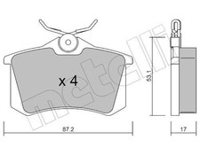 BRAKE PAD SET, DISC BRAKE