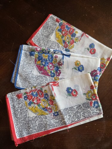 Lot vintage floral - lot, 3