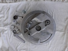 1960's Triumph Bsa 8" Twin Leading Shoe Brake Plate For Restoration.