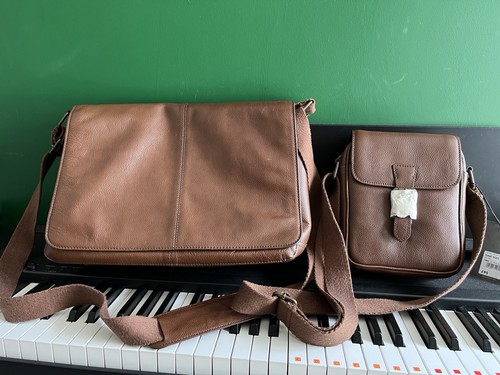 Luxury leather satchel bag - leather,