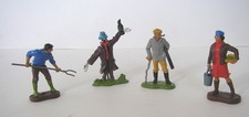 4 x vintage  Britains plastic