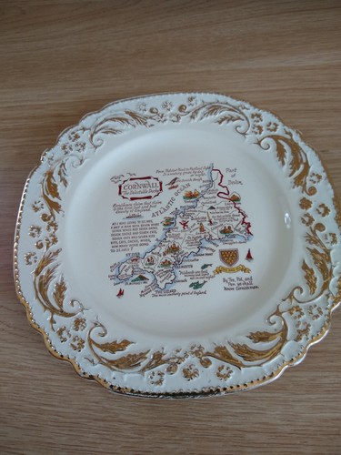 Vintage royal art pottery map - ,