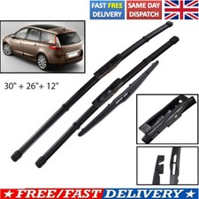 For Renault Scenic Grand Scenic 2009-2013 Front Rear Wiper Blades 2010 2011 2012