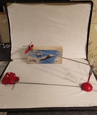 Rare  1950’s Nulli Secundus TINPLATE   Remote Helicopter Toy   FULLY WORKING