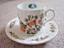 Aynsley England porcelain cup and  saucer ,Cottage Garden