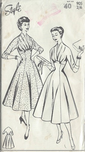 1950s vintage sewing pattern - 1950s,
