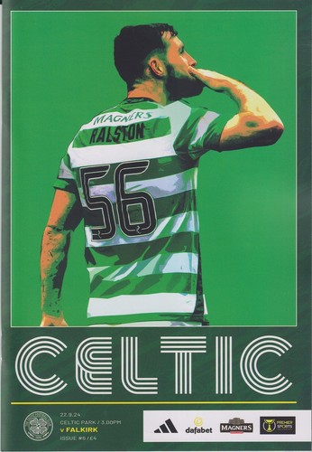 Football programme celtic - football,