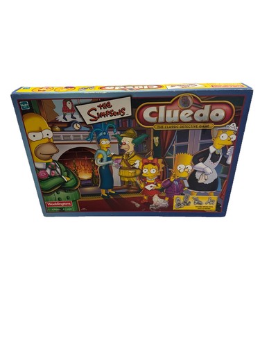 The simpsons cluedo board game - board,