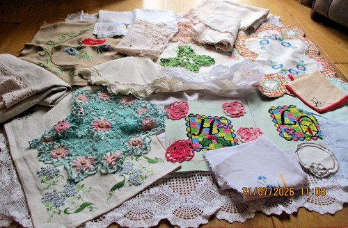 Job lot vintage embroidered - job,