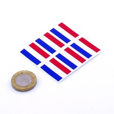 Holland Flag Stickers x6 25mm