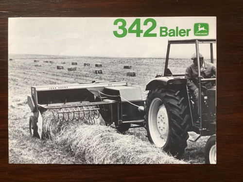 John deere 342 baler - 342, brochure