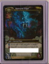 WoW Loot Card - Spectral Tiger - Spectral Tiger - USED