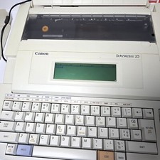 Canon Starwriter 25 - Power Supply - Manuals - Case Original Box - New Ribbon