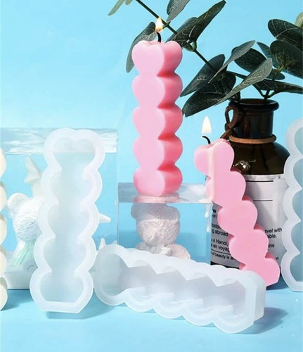 Silicone heart fondant icing - silicone,