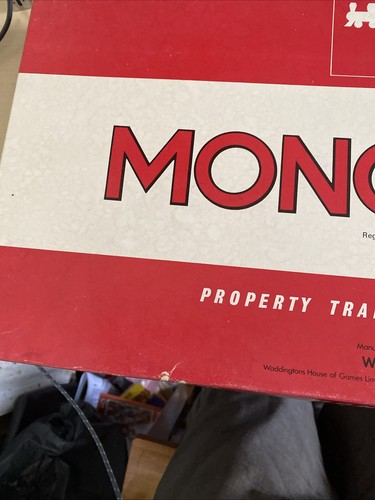 1970s vintage monopoly red - 1970s,