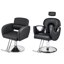 Classic Styling Salon Chair Adjustable Barber Chair Hairdressing 360° Swivel UK
