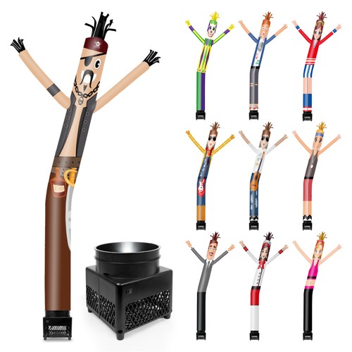 6ft cartoon character tube - cartoon,