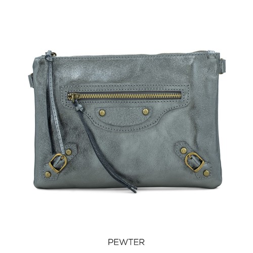 Ladies metallic internal zip - internal,