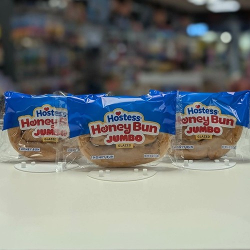 Hostess jumbo glazed - honey, bun