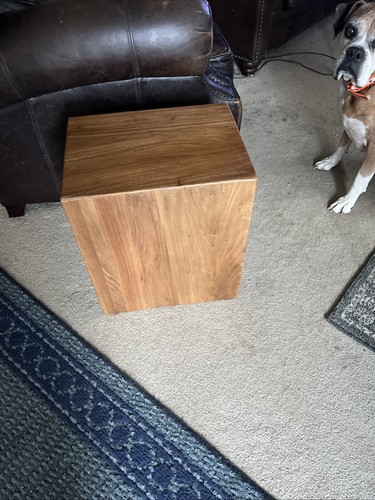 Zarahome wooden cube - wooden, side