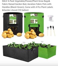 4pk garden Grow bags